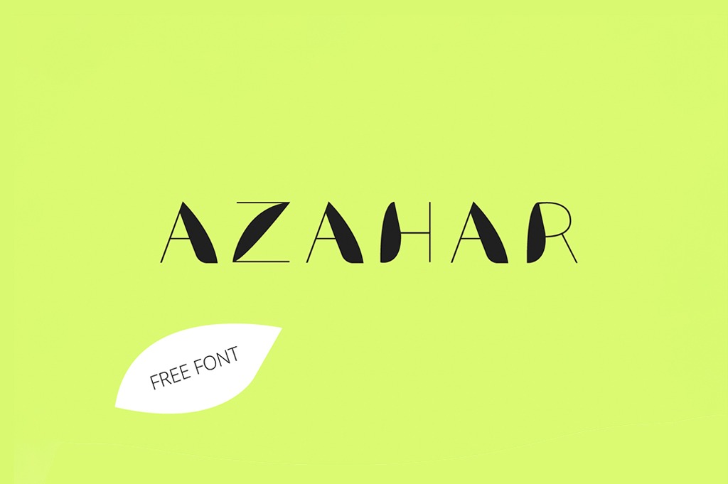 Tipografía gratuita Azahar